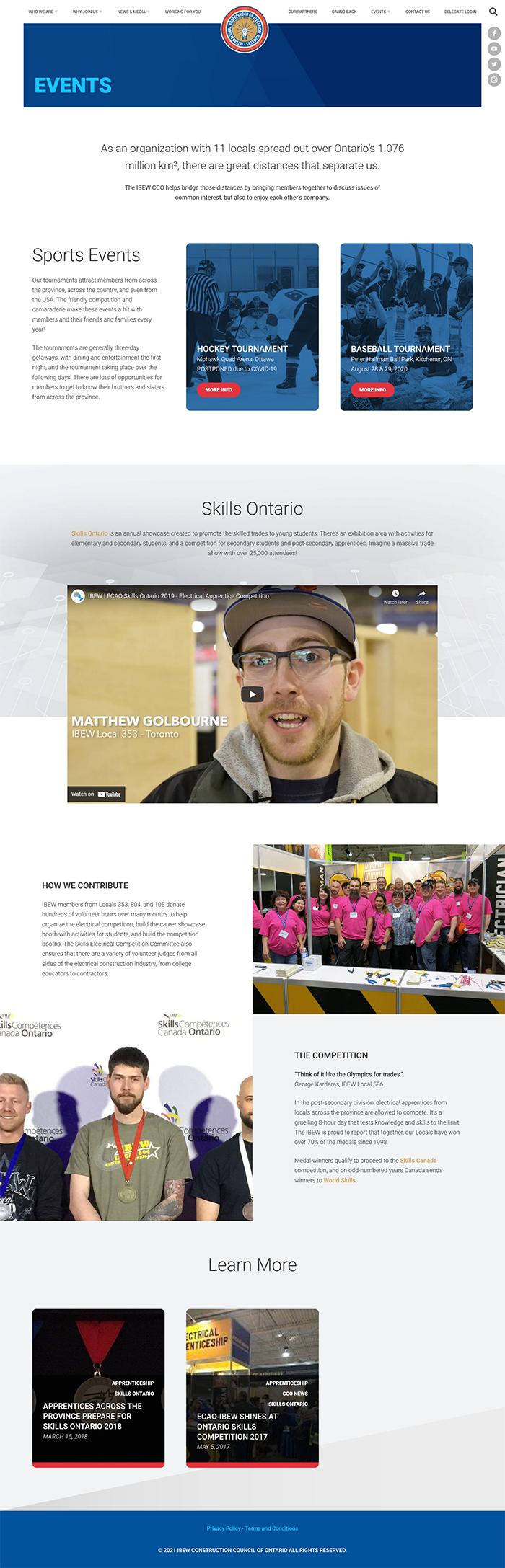IBEWCCO, Our Team Page