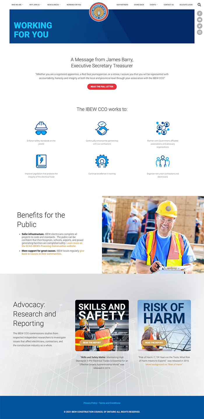 IBEWCCO, Our Journey Page