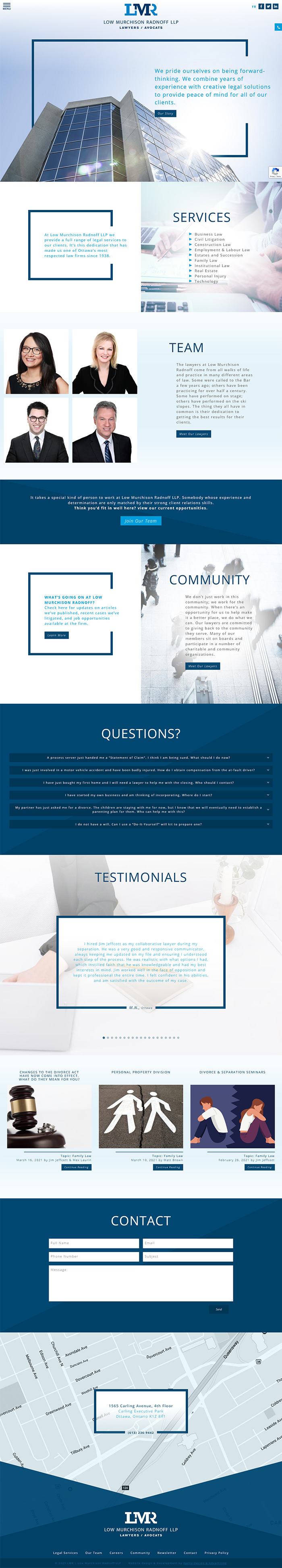 LMR, Homepage