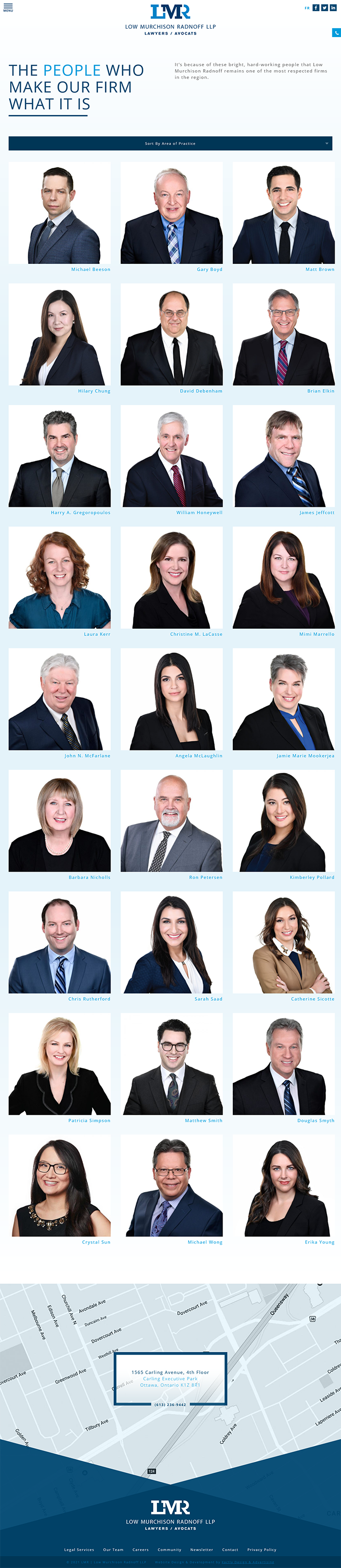 LMR, Our Team Page